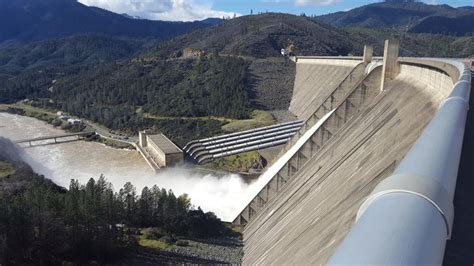 Shasta Dam Makes History As Water Flows From Top Gates For First Time