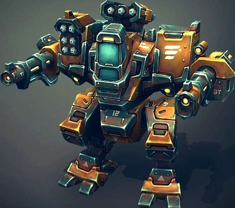 Mech Constructor Light And Medium Robots 3d Model