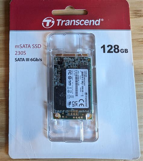 Transcend 128GB SATA III 6GB S MSA230S MSATA SSD 230S Solid State Drive