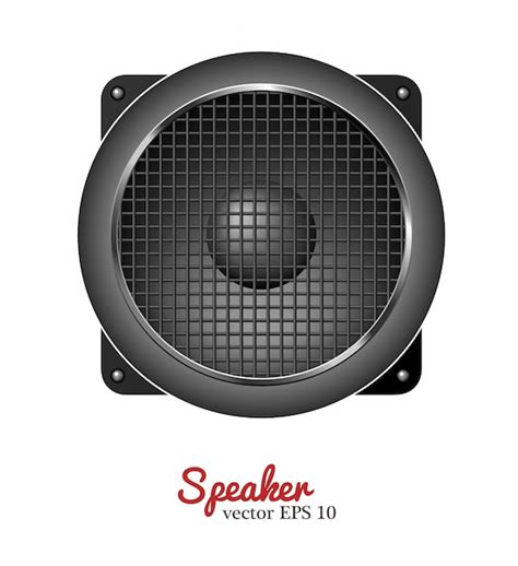 Vector De Sonido Del Altavoz Icono De Altavoz Vector Premium