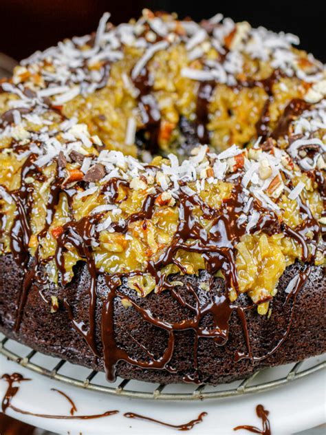 German Chocolate Pound Cake Delicious Recipe From Scratch