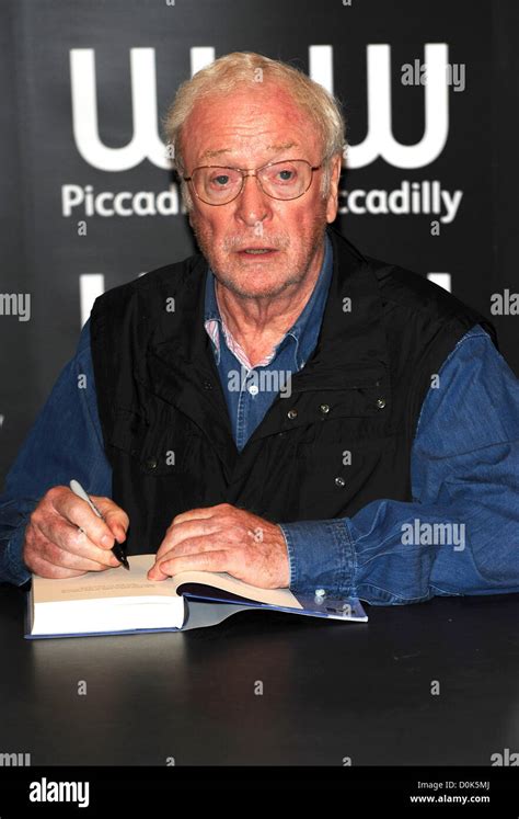 Sir Michael Caine Signs Copies Of His Book The Elephant To Hollywood At Waterstone S London