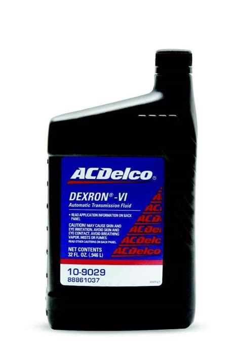 Ac Delco Dexron Vi Automatic Transmission Fluid Quart