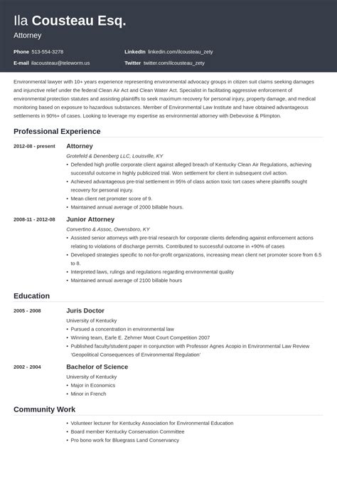 Law And Legal Resume Template And Examples Guide And 20 Tips