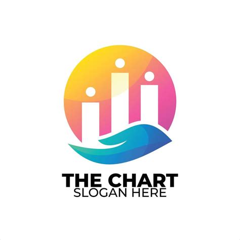 chart logo colorful gradient style 15718680 Vector Art at Vecteezy