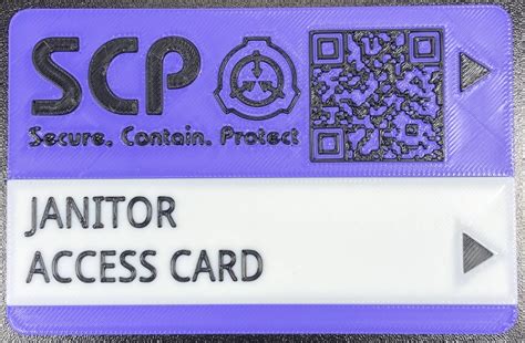 Scp Janitor Keycard Propsecret Laboratory Game Remixed By Jrwagz