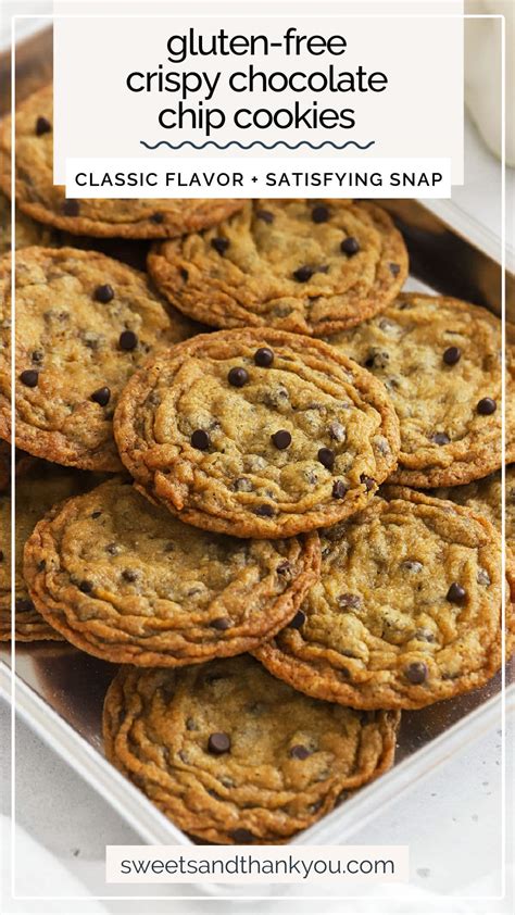 Thin And Crispy Gluten Free Chocolate Chip Cookies Like Tates