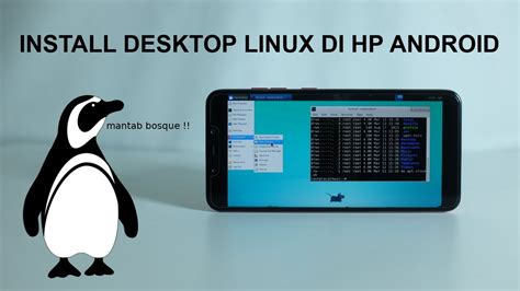 Cara Install Linux Di Hp Android Tanpa Root Youtube