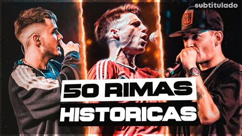 Rimas Que Marcaron La Historia En Batallas Subtitulado Youtube