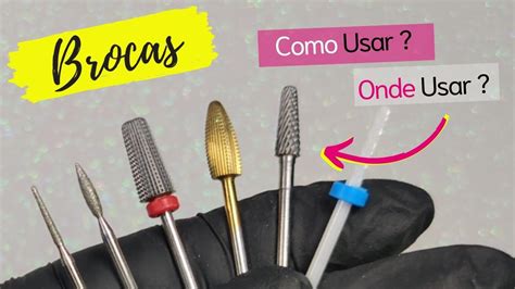 Brocas De Unhas E Suas Funções - Brocas para Unhas Qual usar e Como usar - Aulão Iniciante | Nail salon ...