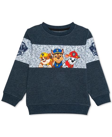 Nickelodeon Little Boys Paw Patrol Sweatshirt And Reviews Sweaters