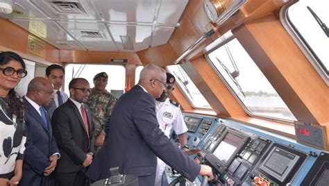 India Hands Over Patrol Vessel To Maldives Coast Guard To Boost