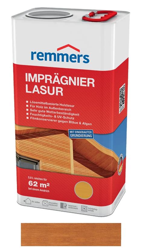 Remmers Imprägnier Lasur Teak 5 Liter Aidol Holzlasur