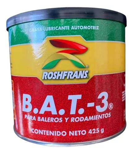 Grasa Lubricante Baleros Y Rodamientos Bat 3 250 G Roshfrans En Venta