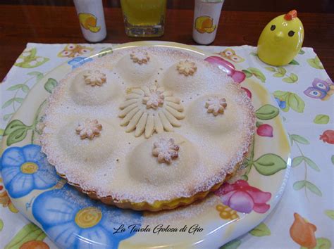 Crostata Di Pesche Con Amaretti E Crema La Tavola Golosa Di Gi