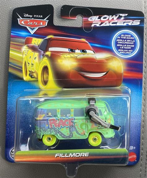 Disney Pixar Cars Glow Racers Fillmore Glows In The Dark Walmart