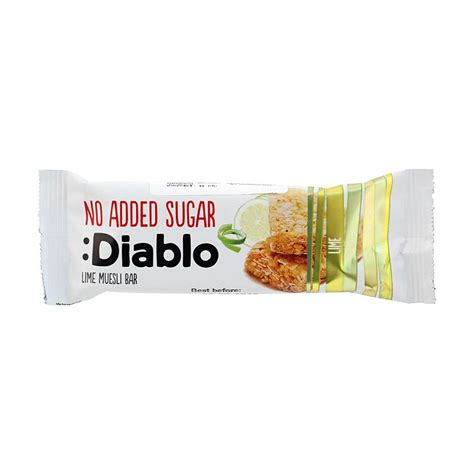 Baton Fara Zahar Cu Muesli Si Lime 30g Diablo Dr Max Farmacie