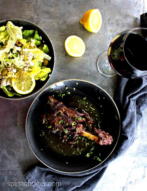 Red Wine Braised Lamb Shanks With Dutch Oven Or Slow Cooker