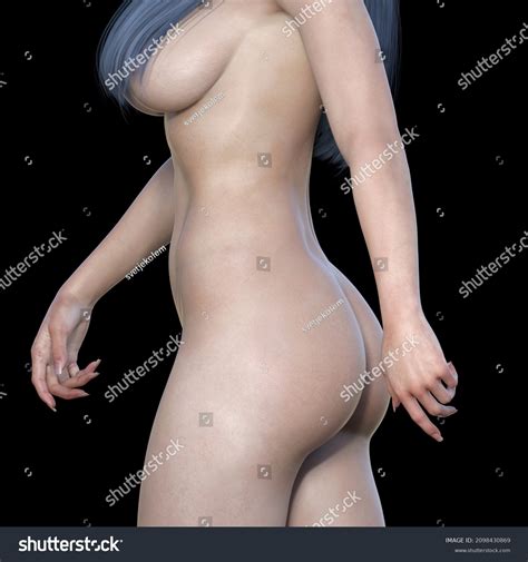 Sexy Female Naked Body D Illustration Stock Illustration Shutterstock