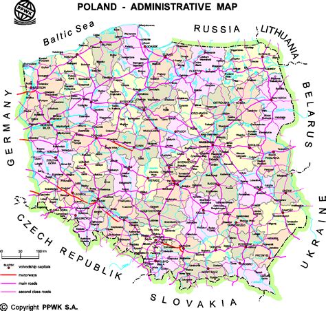 Poland Map and Poland Satellite Image