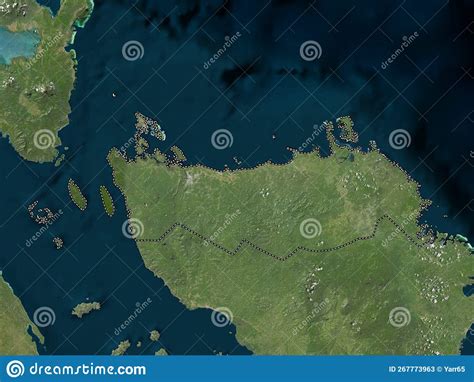 Northern Samar Philippines Low Res Satellite No Legend Stock