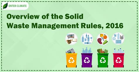 A Overview Of Solid Waste Management Rules 2016