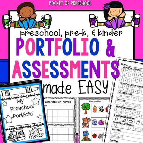 Assessments And Students Portfolios Made Easy Pocket Of Preschool