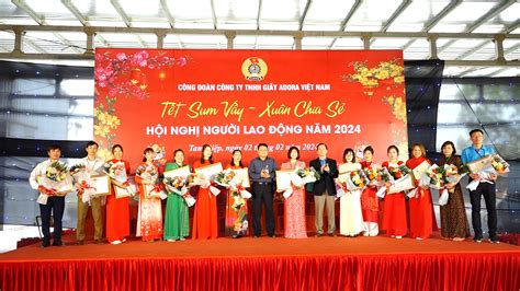 Công đoàn Công Ty Tnhh Giầy Adora Tổ Chức Chương Trình “tết Sum Vầy Xuân Chia Sẻ” Năm 2024