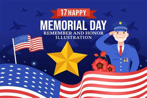 Memorial Day Vector Illustration