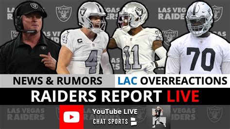 Las Vegas Raiders Report LIVE With Mitchell Renz October 5th 2021