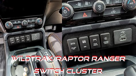 Next Gen Ranger Everest Dash Switch Cluster How To Install Youtube