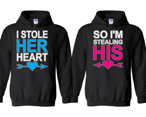 I Stole Her Heart Couple Hoodie So Im Stealing His Heart Couple