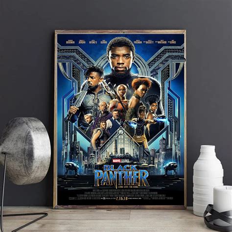 Black Panther Movie Poster - Etsy