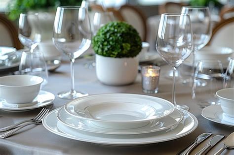 Premium Photo A Dinner Plate And Cutlery For A Wedding At A Luxury