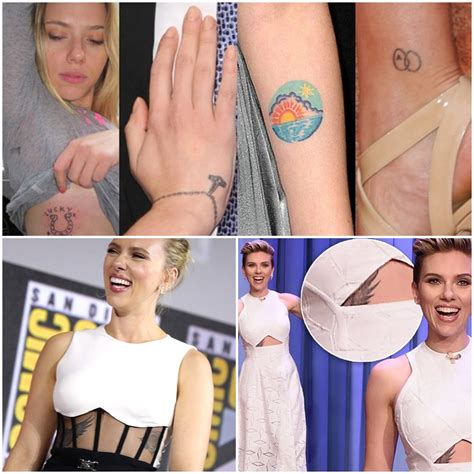 Scarlett Johansson Reveals Never Before Seen Ribcage Tattoo News