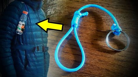 Diy Paracord Bottle Holder Youtube