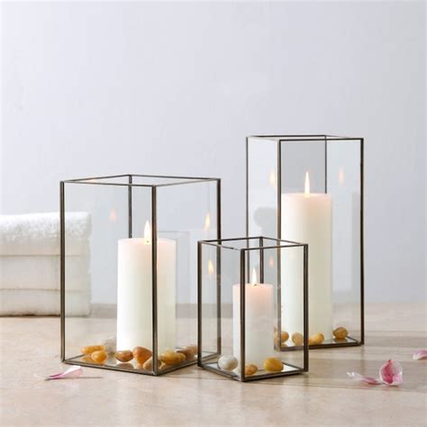 Glass Hurricane Candle Holder Atelier Yuwa Ciao Jp