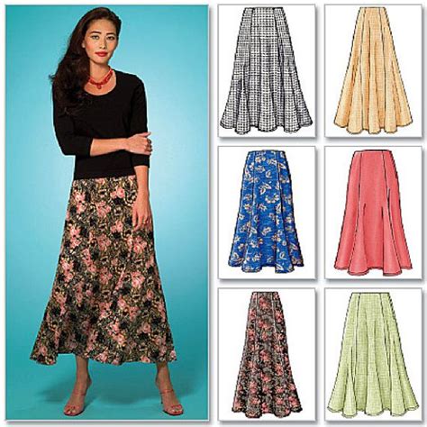 High Waisted Maxi Skirt Sewing Pattern