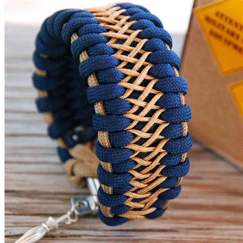 Blue And Brown Paracord Bracelet Paracord Bracelet Designs Paracord