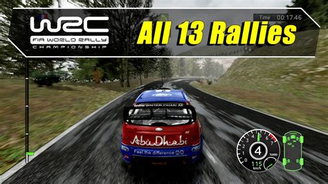 Wrc Fia World Rally Championship Ps3 Driving All 13 Rallies