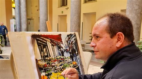 Living All Hotel Piazza Borsa La Mostra Con 11 Opere Inedite Dell