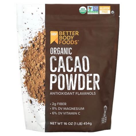 Betterbody Foods Organic Cacao Powder Lb G Lb Kroger