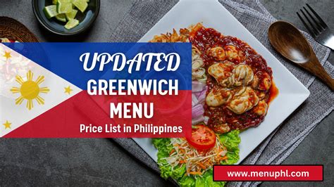 GREENWICH MENU PHILIPPINES & UPDATED PRICES 2024