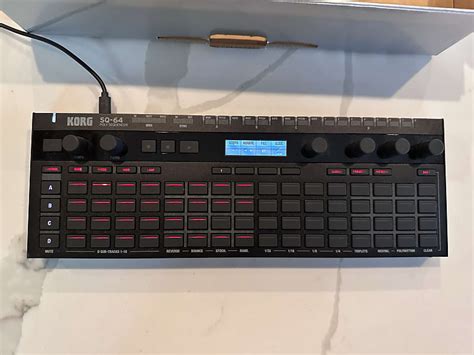 Korg SQ64 Polyphonic Sequencer 2020 Present Black Reverb