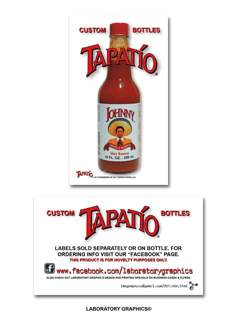 Tapatio Hot Sauce Label Ythoreccio