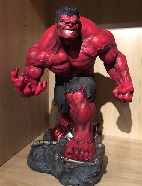 Red Hulk Premium Format Figure Released Photos Marvel Toy News