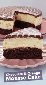 Chocolate Orange Mousse Cake - Baking Cherry