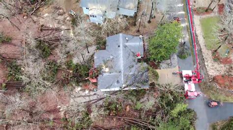 Watch Drone Video Shows Ef2 Tornados Path Of Destruction In Hot