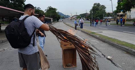 As Est El Tr Fico En La Ciudad De Panam Por Las Protestas En Rechazo