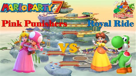 Mario Party 7 Peach Toadette Vs Yoshi Daisy Pagoda Peak YouTube